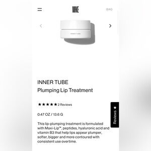 INNER TUBE - Plumping Lip Treatment